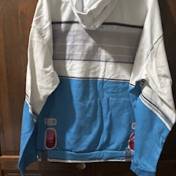 Volkswagen "Drive Into Summer" pullover hoodie featuring a graphic of the front - Picture 2 of 2